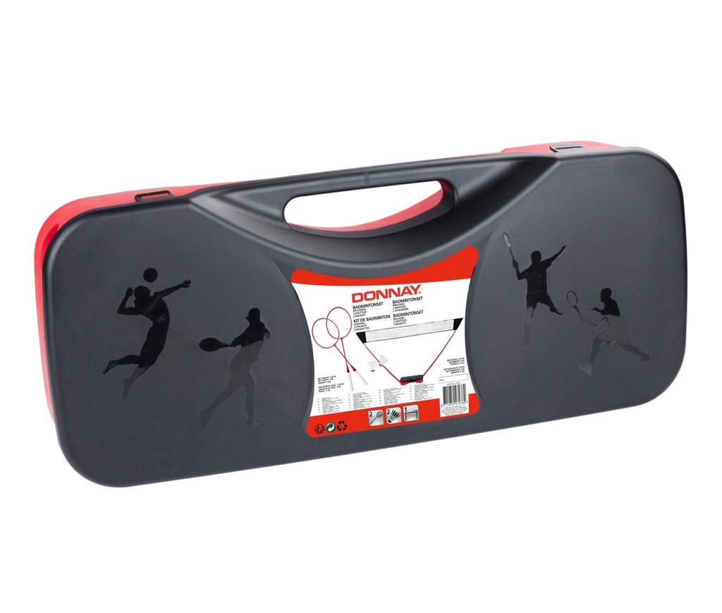 DONNAY Badminton Set With Rackets And Shuttle