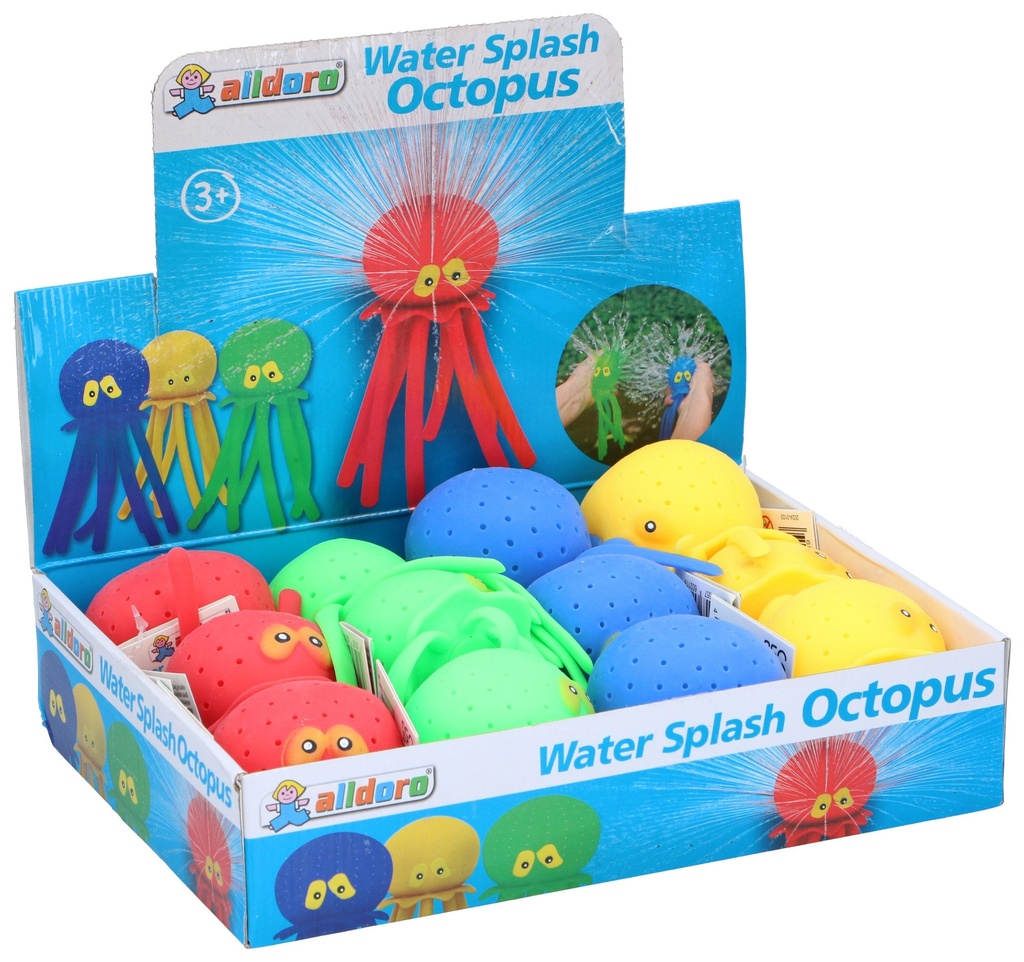 ALLDORO Water Splash Octopus Toy