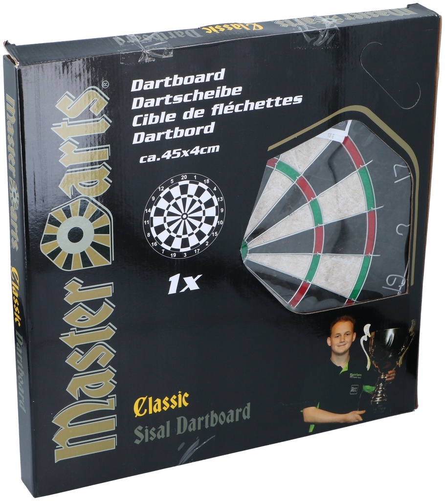 MASTERDARTS Dartboard Classic 18 Inch