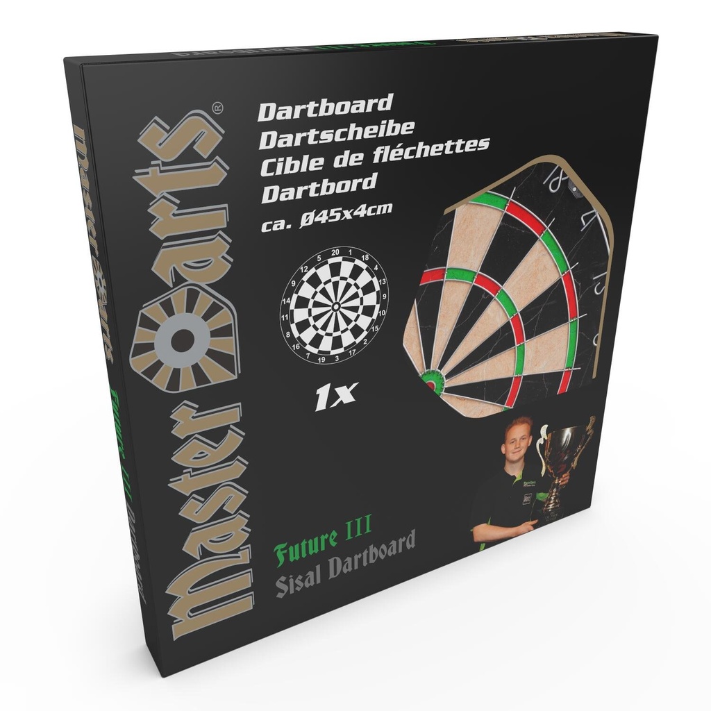 MASTERDARTS Dartboard 18 Inch