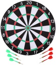MASTERDARTS Dartboard D40.5cm with Darts