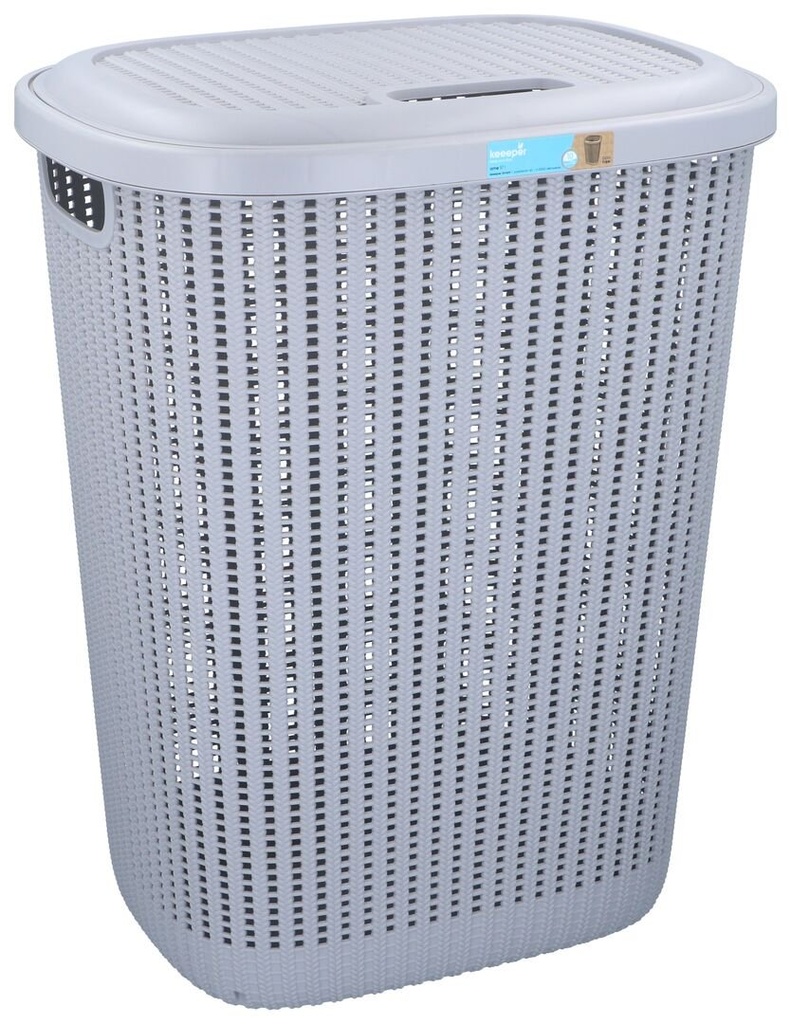 KEEEPER Plastic Laundry Basket with Lid