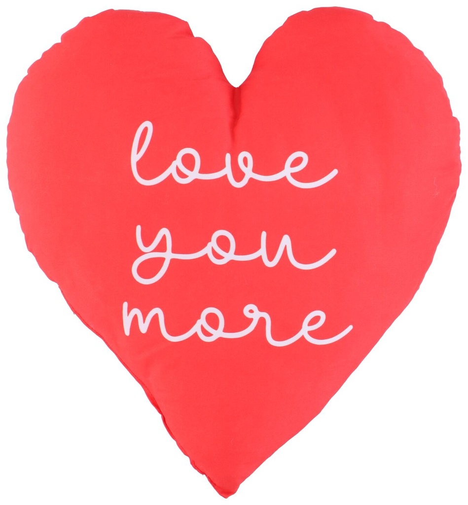 Heart Cushion Red