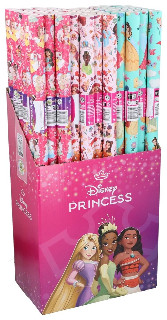 DISNEY Gift Wrap Rolls 3 assorted 200x70cm Princess