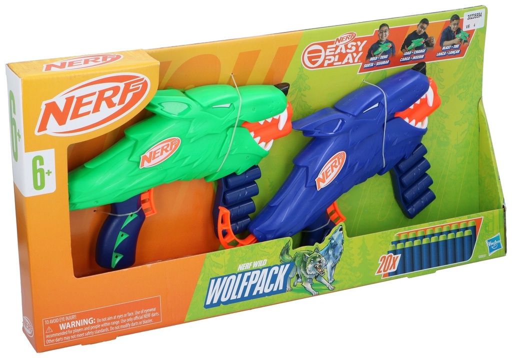 NERF Nerf Wolfpack blaster set 2 stuks