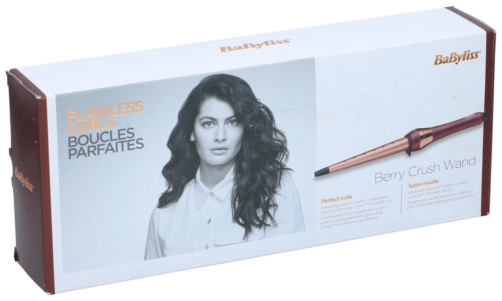 BABYLISS Professional curling wand with ceramic barrel