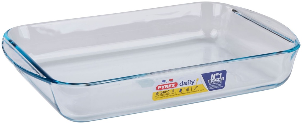 PYREX Glass Rectangular Oven Dish Daily 35x23cm