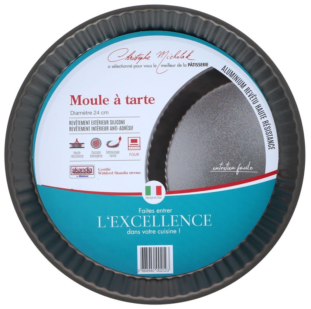 [366494000210] UNBRANDED Non-Stick Tart Mould Ø24cm