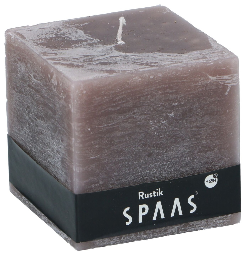 SPAAS Rustic Block Candle 65 Hours