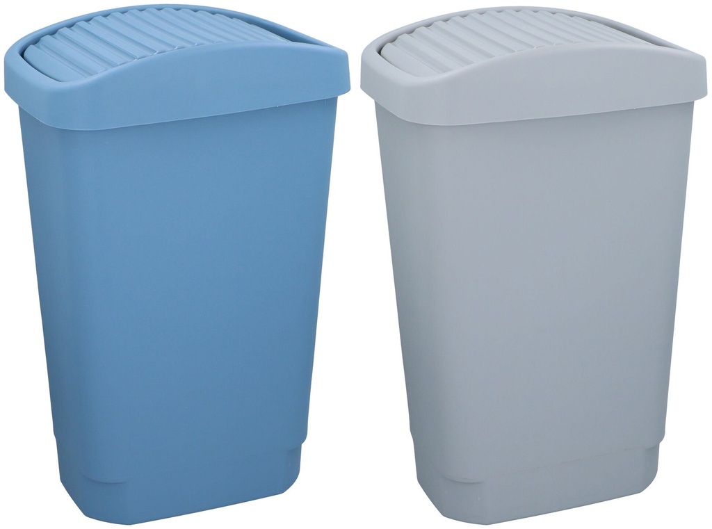 PLAST1 Waste Bin with Lid 25L 2 Assorted