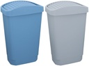 PLAST1 Mülleimer mit Deckel 25L 2 Sortiert