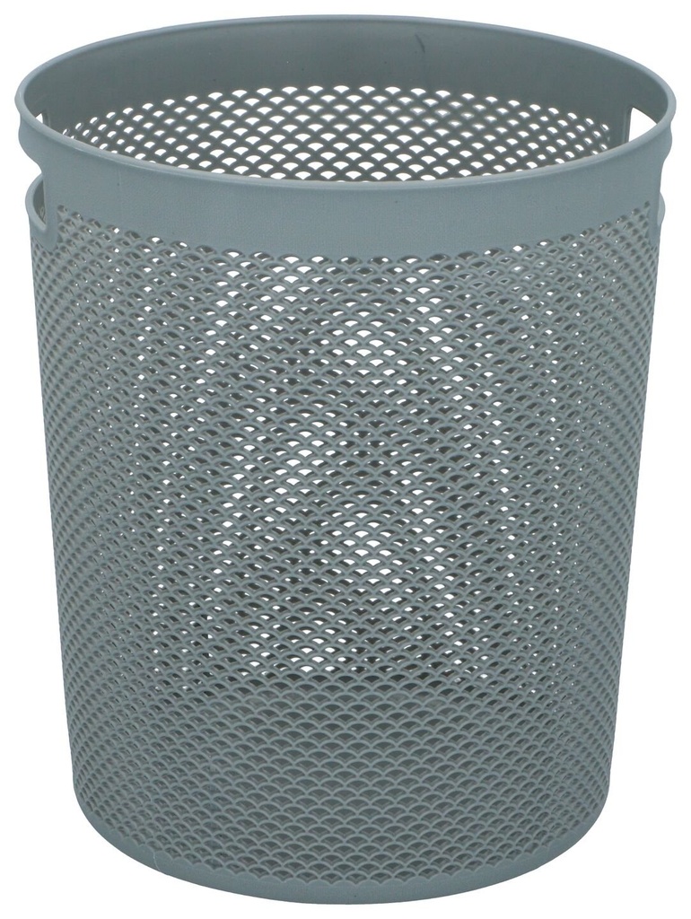 PLAST1 Metal Mesh Waste Bin Ø25.5x30cm 3 Assorted