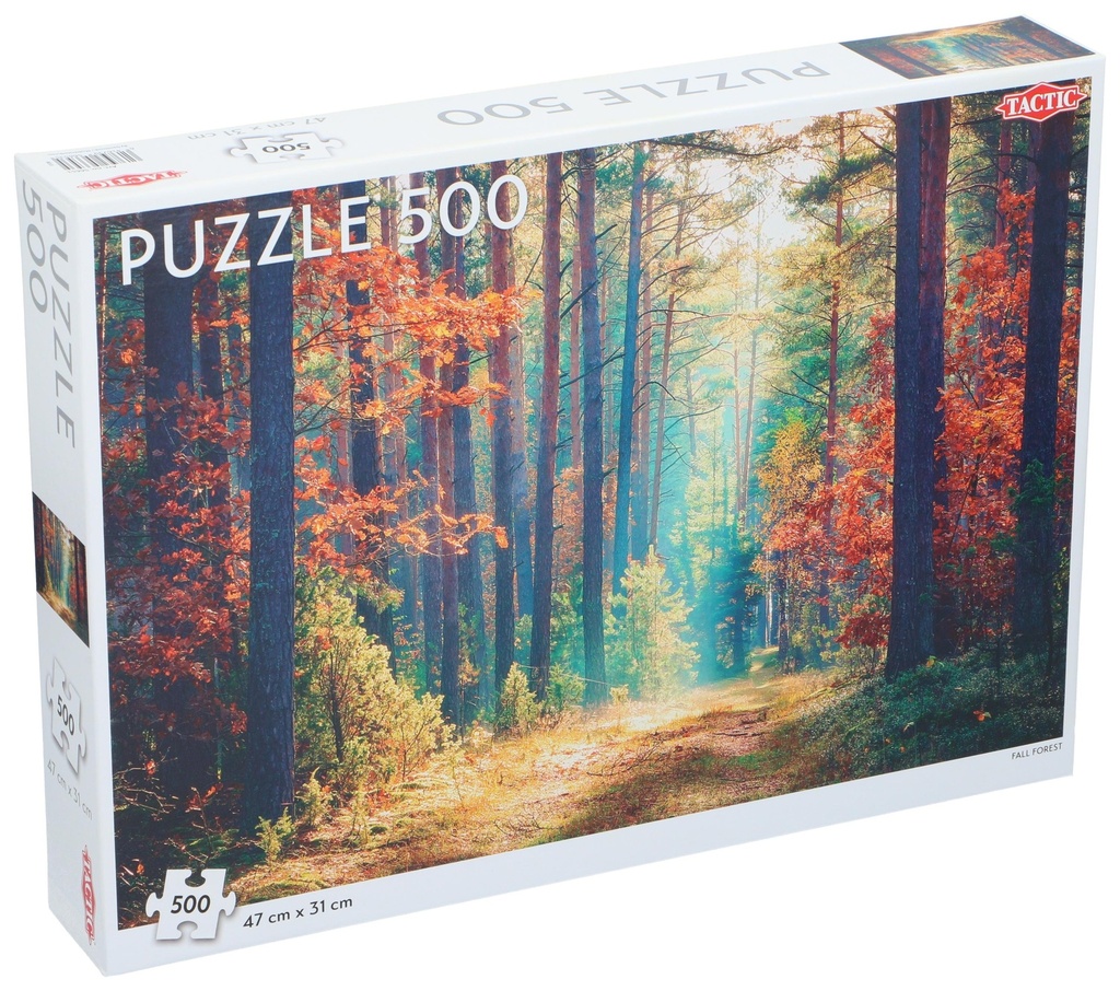 TACTIC Puzzle 500 Forêt 47x31cm