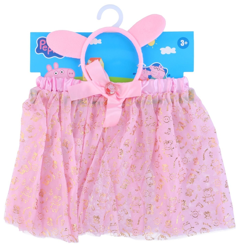 HASBRO Tutu Skirt with Headband Set Peppa 2pcs
