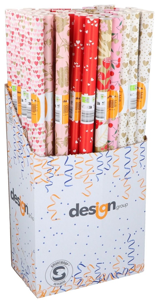 Giftwrap paper romance 6ass