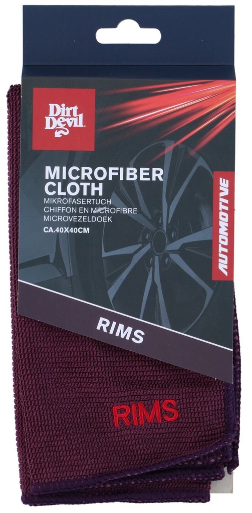 DIRT DEVIL Microfiber Cloth for Rims 40x40cm