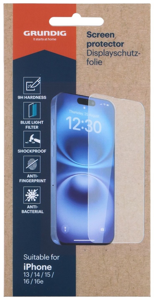 GRUNDIG Screen Protector for iPhone 13/14/15/16/16e