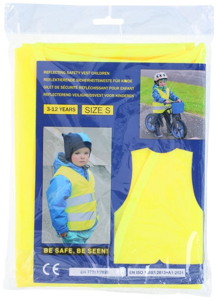[871125256212] DUNLOP Reflecting Safety Vest for Children Size S