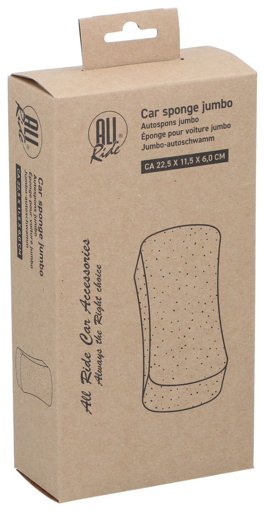 SOS ALL RIDE Jumbo Car Sponge 22,5 x 11,5 x 6,0 cm