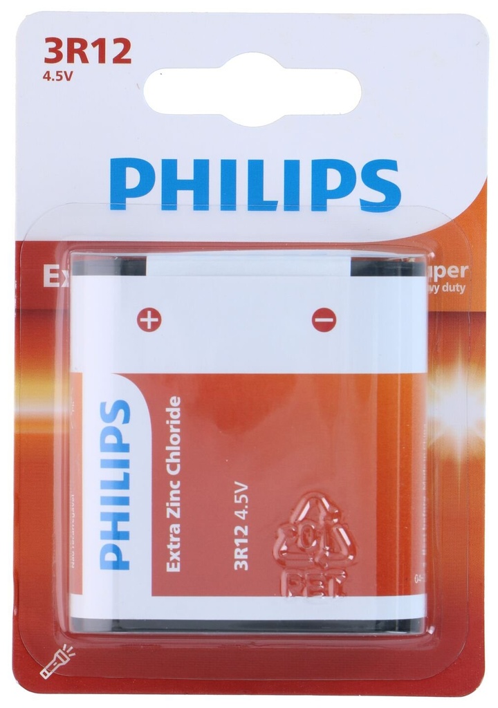 PHILIPS Zinc Chloride Battery 3R12 4.5V