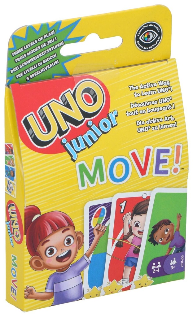 [019473514560] MATTEL UNO Junior Move Card Game