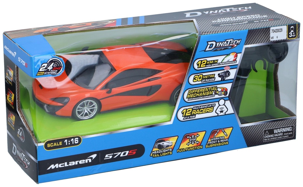 [695111180511] UNBRANDED Auto RC McLaren 570S Scala 1:16