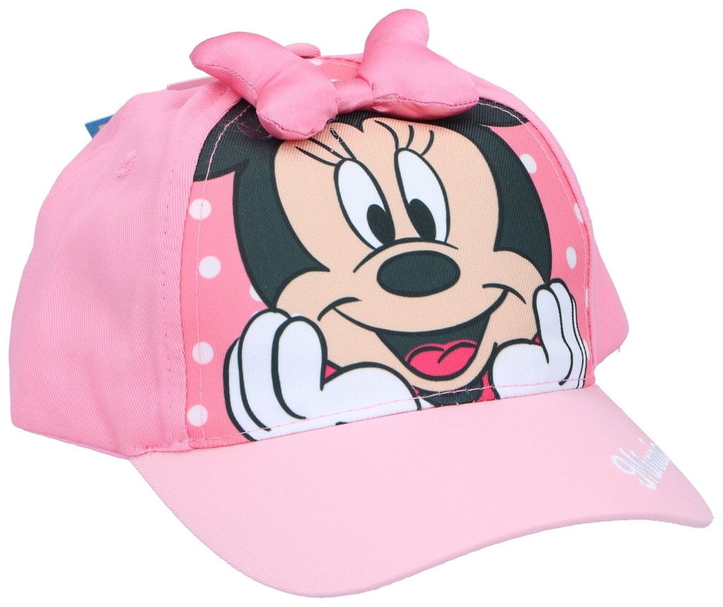 [844548446943] DISNEY Roze Baseballcap Minnie Mouse met Strik Maat 53