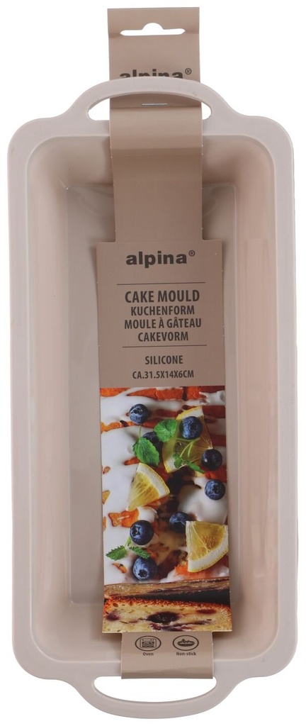 [871125247058] ALPINA Molde de Silicona para Pastel 31.5x14x6cm