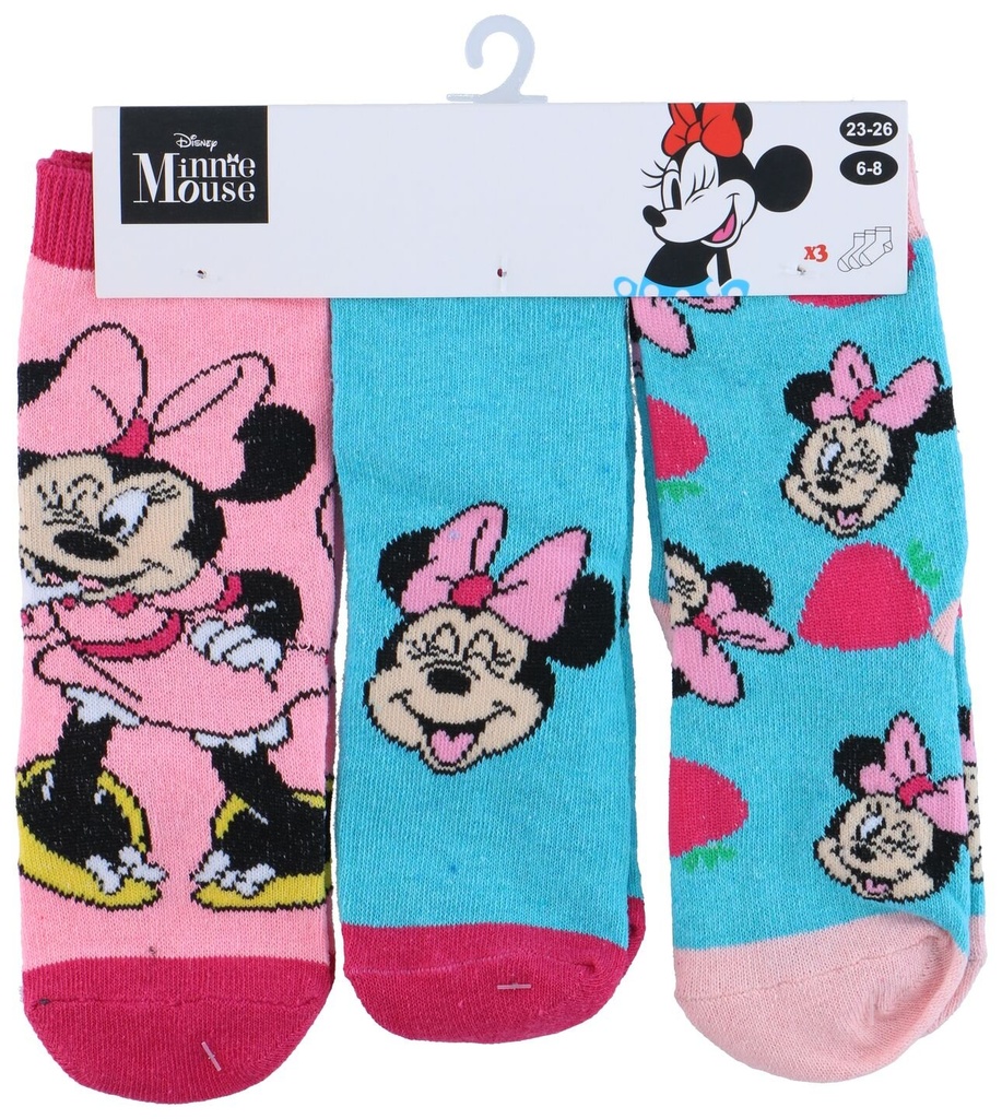 [540403014997] DISNEY Calzini Confezione da 3 Minnie Mouse Taglia 23/34