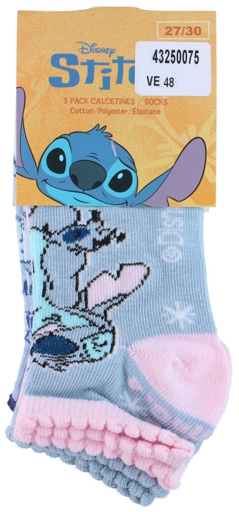 DISNEY Sokken 3-Pack Stitch Maat 23/34
