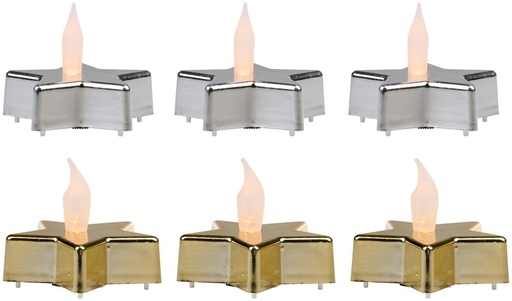 [871125230358] GRUNDIG Christmas LED Star Candle Warm Light