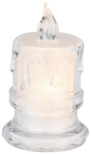 [871125243540] GRUNDIG Christmas LED Candle Ø4.7x8cm