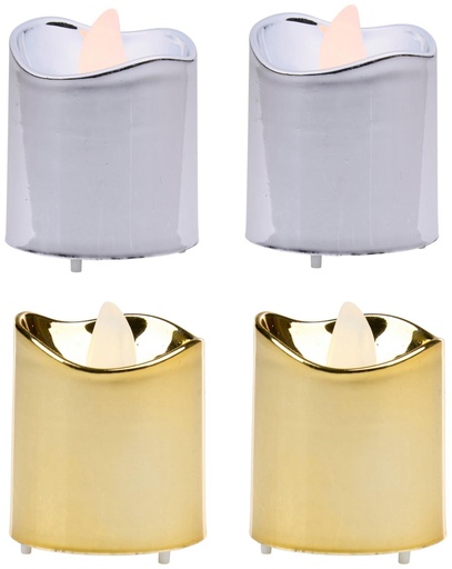 [871125230357] GRUNDIG Christmas LED Candle Ø4x4.5cm Warm Light