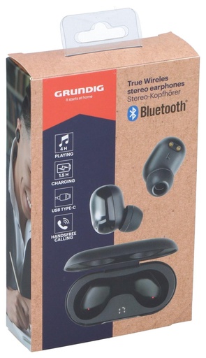 [871125225986] GRUNDIG Wireless Earbuds TWS Black