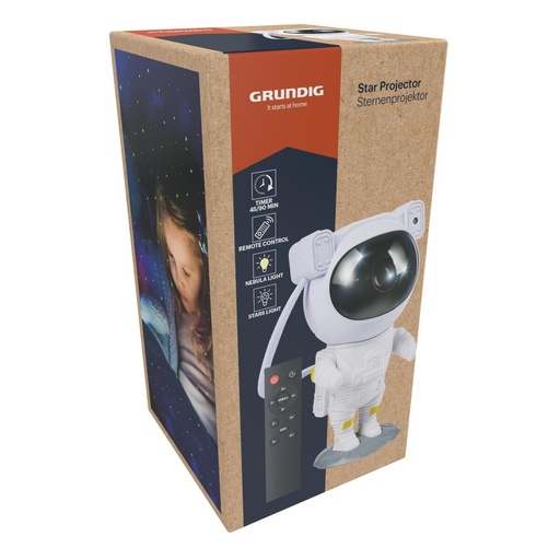 [871125235602] GRUNDIG Star Projector Astronaut with Remote Control