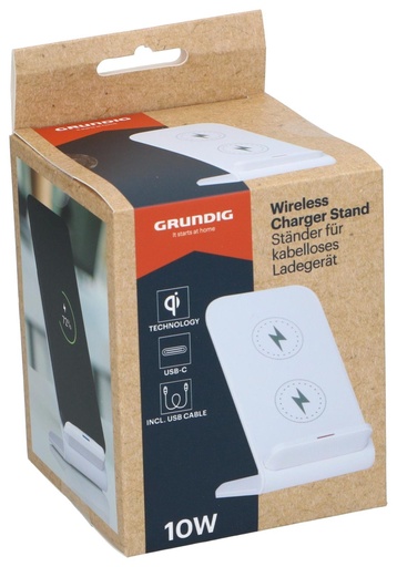 [871125230134] GRUNDIG Wireless Charger Stand 15W White