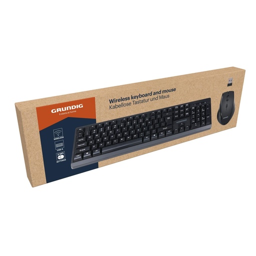 [871125235655] GRUNDIG Wireless Keyboard and Mouse