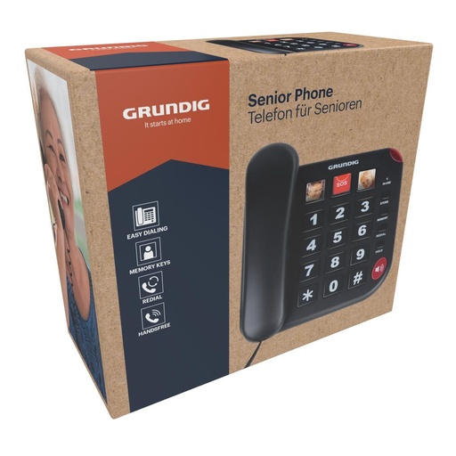 [871125250392] GRUNDIG Senior Phone with Large Buttons