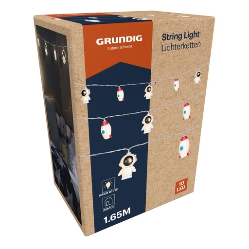 [871125242420] GRUNDIG Stringlight Space Theme 10LED 1.65m