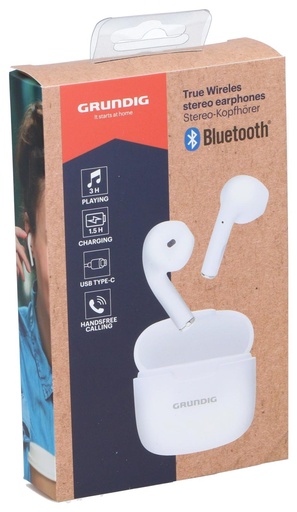 [871125225985] GRUNDIG Stereo TWS Earphones White