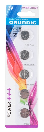 [871125253892] GRUNDIG Button Cell Battery CR1620 3V