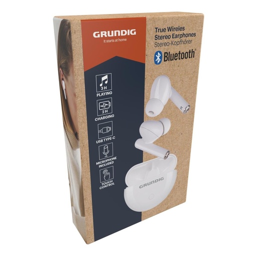 [871125242659] GRUNDIG TWS Bluetooth Earbuds 350mAh