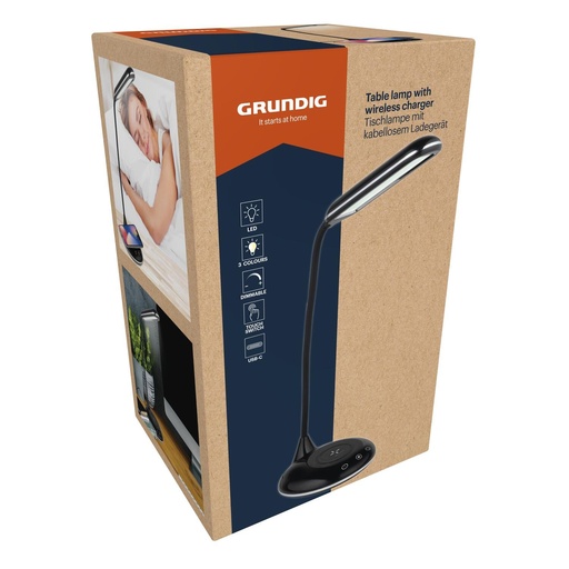 [871125242959] GRUNDIG Wireless Charger and Table Lamp 10W