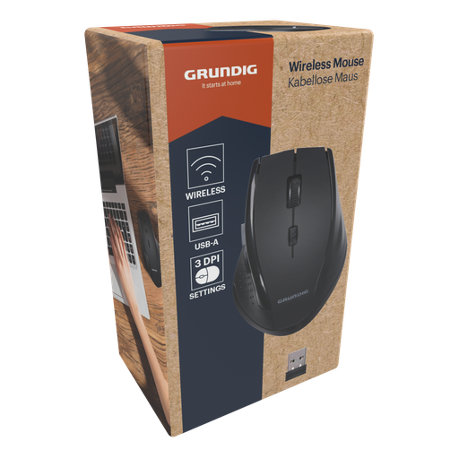 [871125235642] GRUNDIG Wireless mouse black