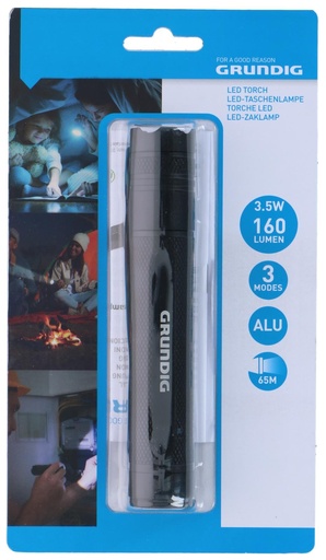 [871125223545] GRUNDIG Torch LED 3.5W 160 Lumen