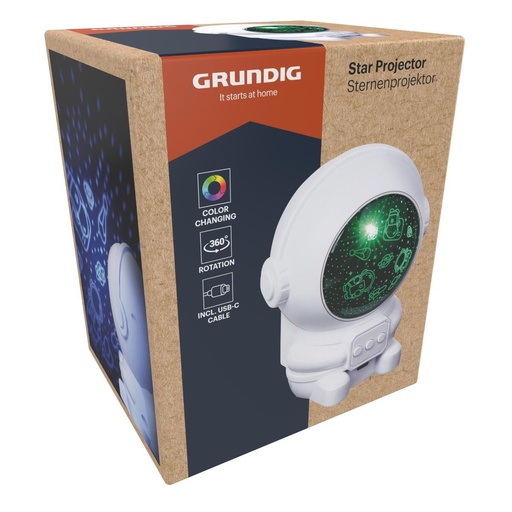 [871125233580] GRUNDIG Star Projector Astronaut Night Light