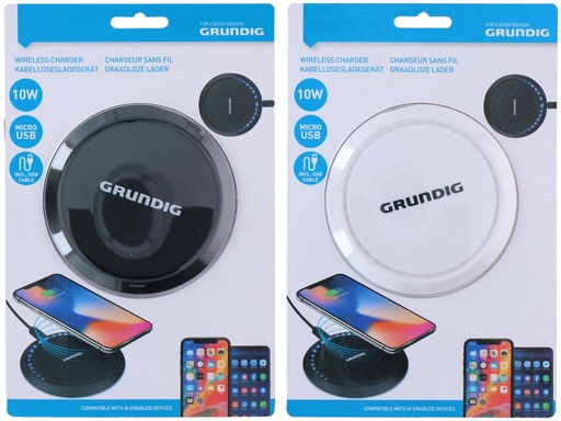 [871125226825] GRUNDIG Wireless Charger 10W USB-Micro