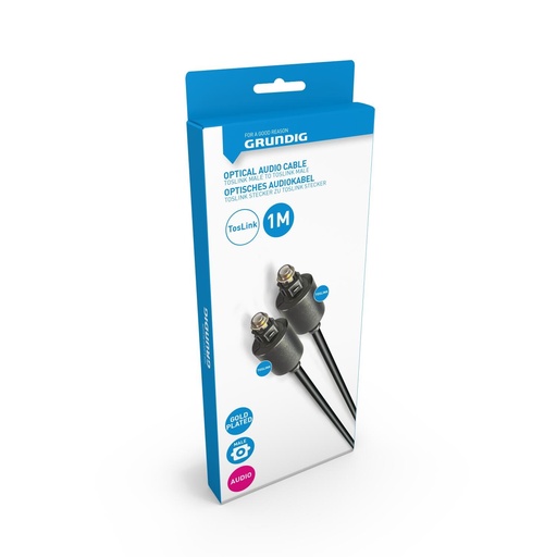 [871125247224] GRUNDIG Optical Audio Cable TosLink 1m Black