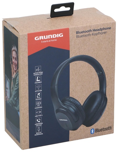 [871125226056] GRUNDIG Wireless Bluetooth Headphone ANC 400mAh
