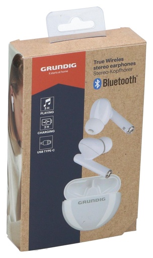 [871125225997] GRUNDIG Stereo TWS Earphones 350mAh Bluetooth